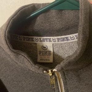 Pink, Victoria’s Secret jacket with pockets and zipper